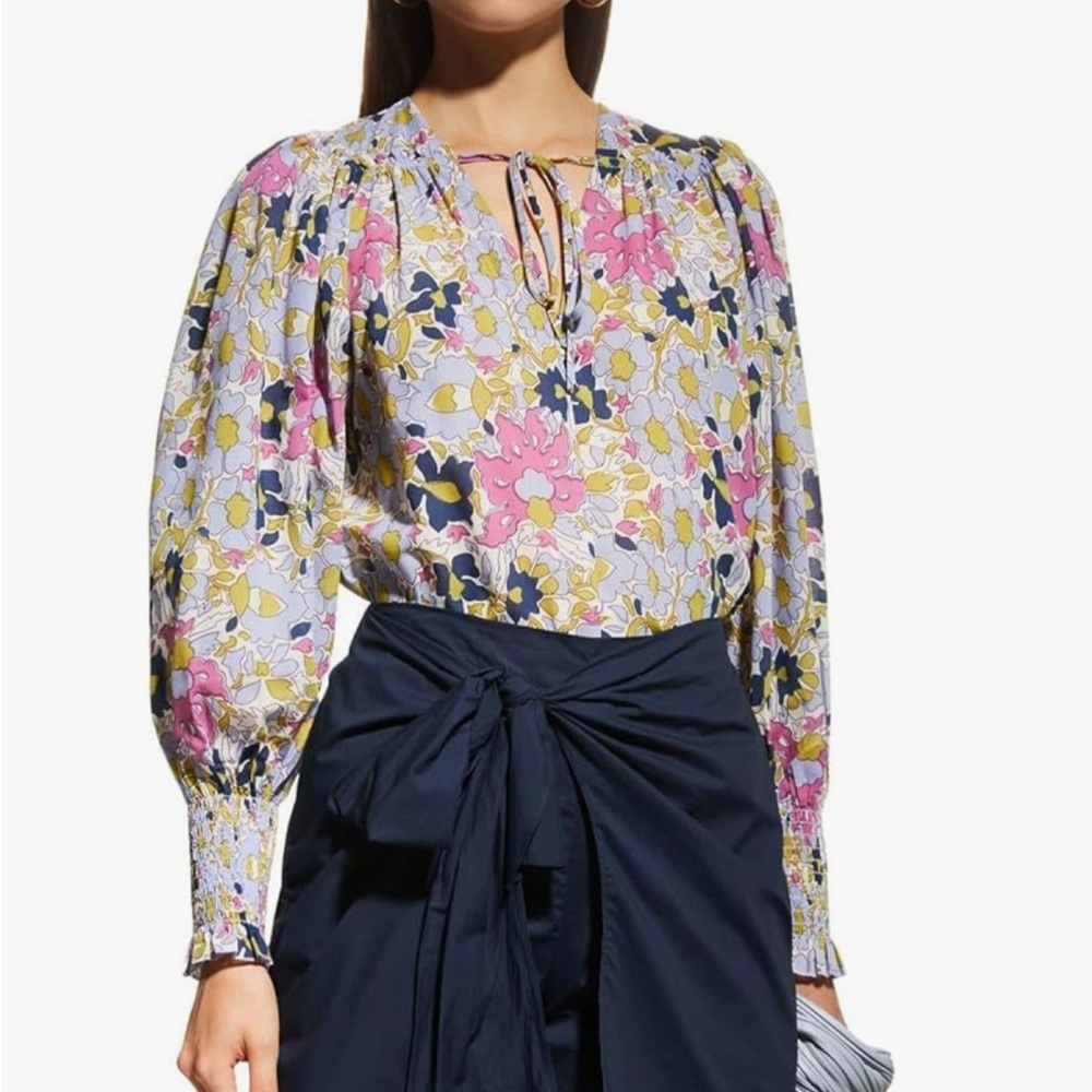 Rebecca Taylor floral print blouse.